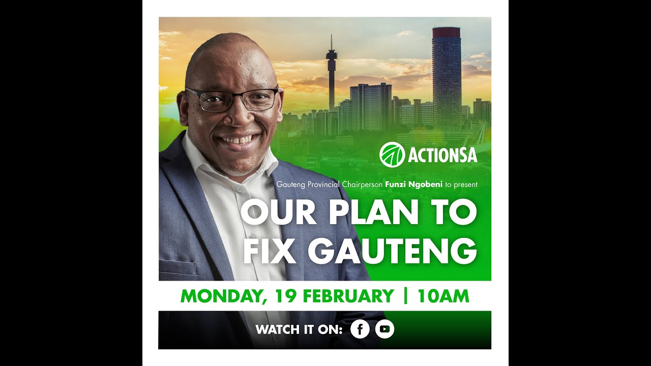 ActionSA's Gauteng Chairperson, Funzi Ngobeni Delivers State of the Province Address