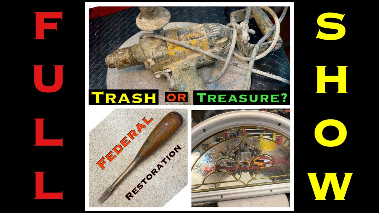 Look What I Found!  Trash or Treasure?  Federal “Perfect Handle” Screwdriver Restoration. Plus More!