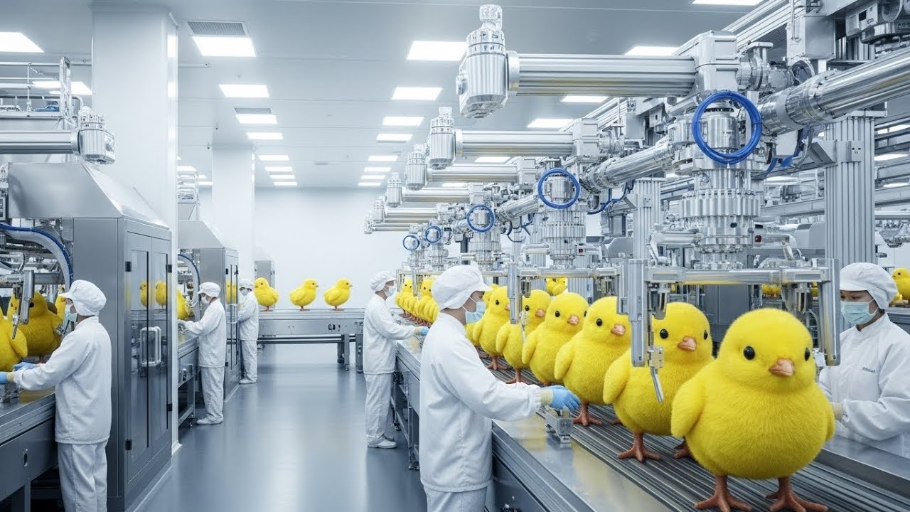 Mega Fábrica de Pollos: Tecnología de Cría de Pollitos - Método y Proceso de Desarrollo Industrial