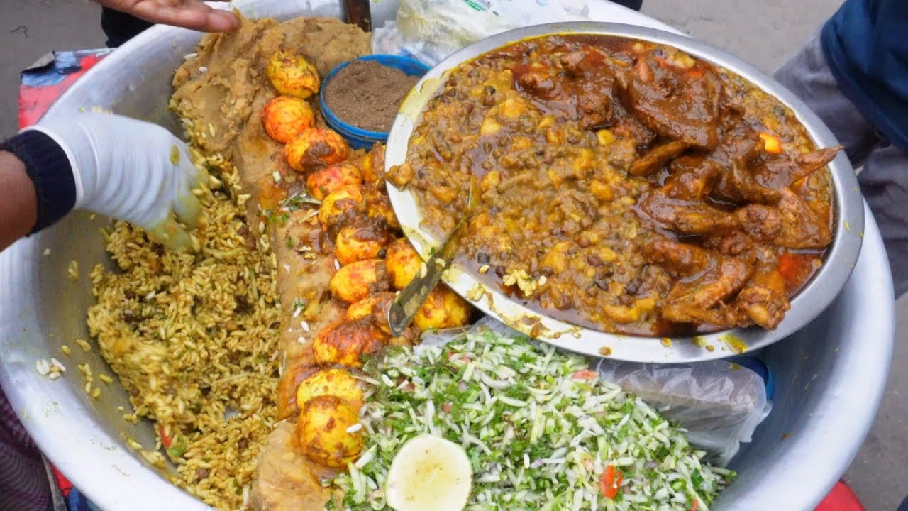 King of Chicken & Egg Jhal Muri | Famous Street Food of Dhaka - Jhal Muri | Bangladeshi Street Food