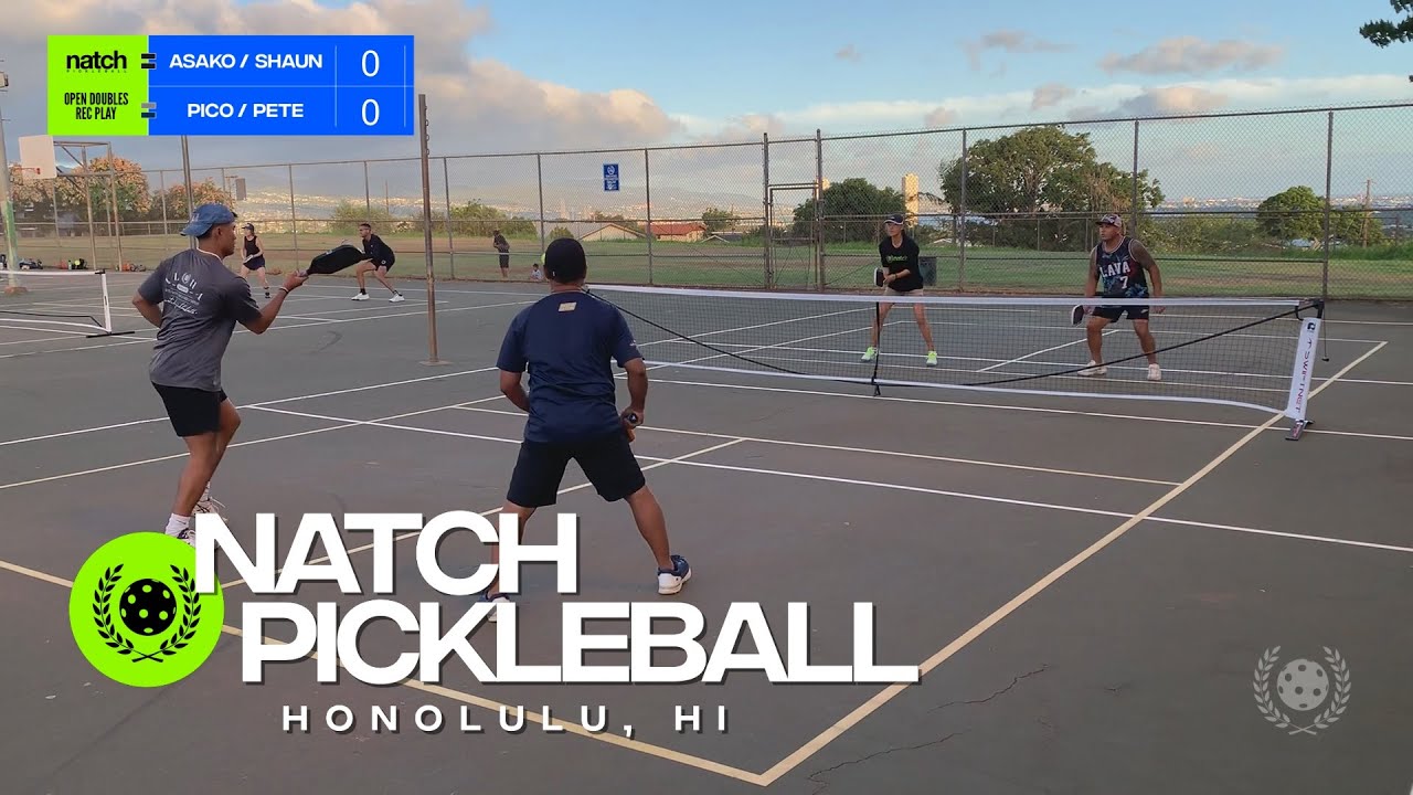 Pickleball Open Doubles - Pico/Pete vs Asako/Shaun