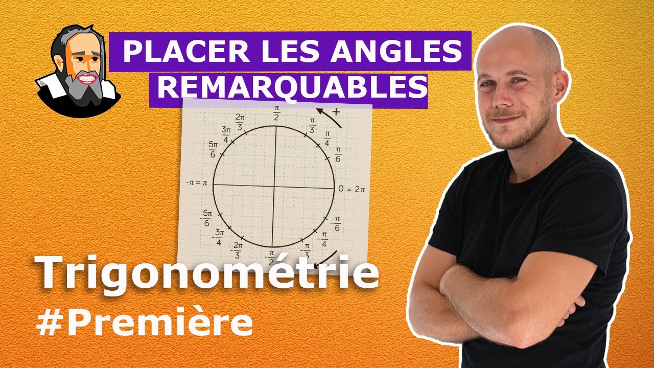 Placer les ANGLES REMARQUABLES sur le cercle trigo - Première