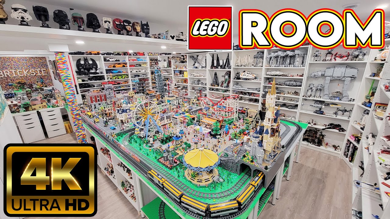 EPIC LEGO ROOM TOUR IN 4K!