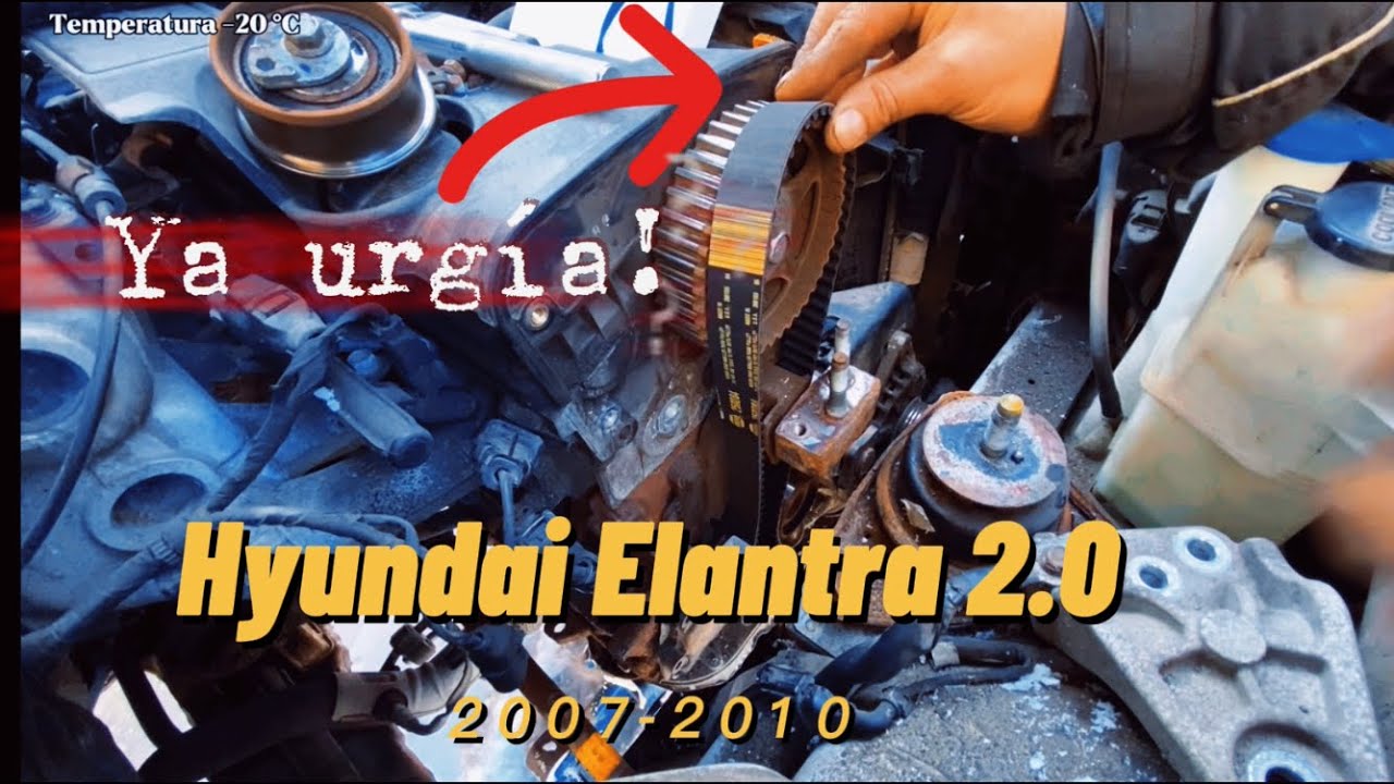 Замена ремня ГРМ на Hyundai Elantra 2.0 2007-2010