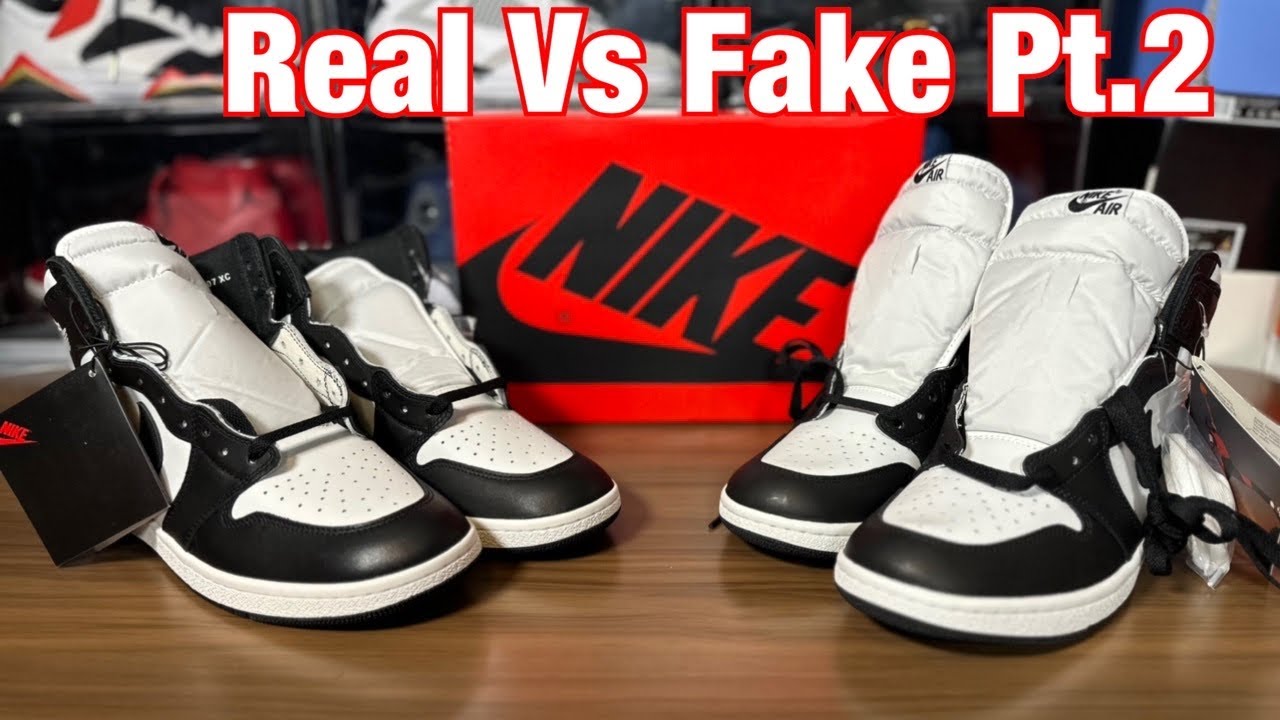 Air Jordan 1 High OG 85 Black and White Real Vs Fake Review pt2