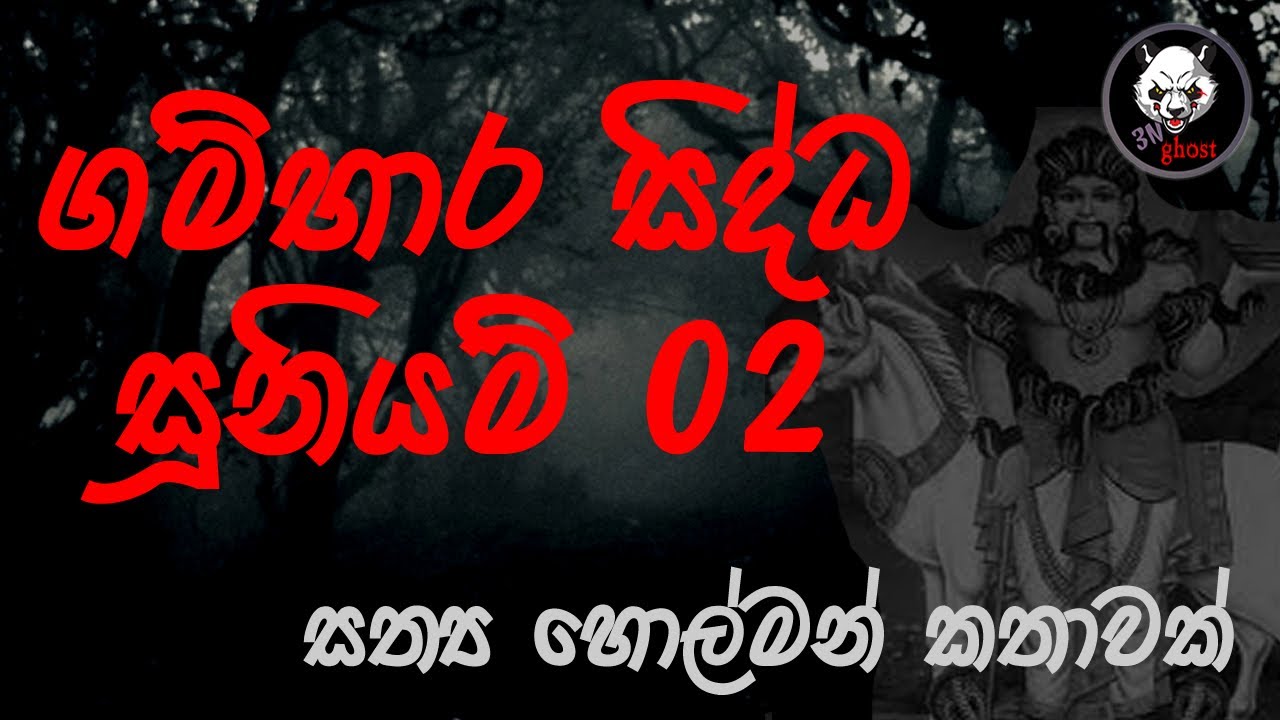 ගම්භාර සිද්ධ සූනියම් 02 | Holman katha |  @3N Ghost   | Sinhala holman katha | ghost story 229