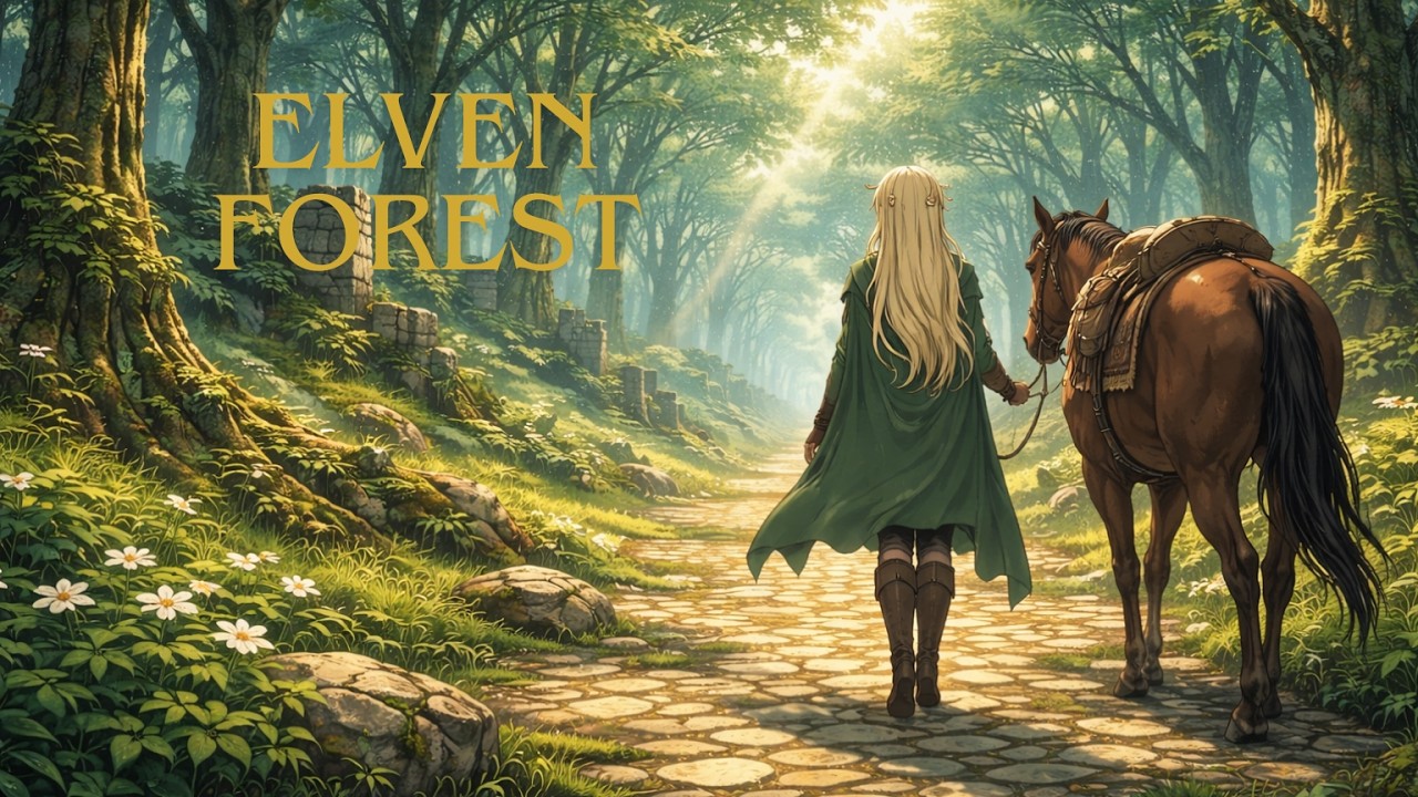 Elven Forest  30 Min Fantasy Forest Ambient Music for RPG, DnD & Relaxation