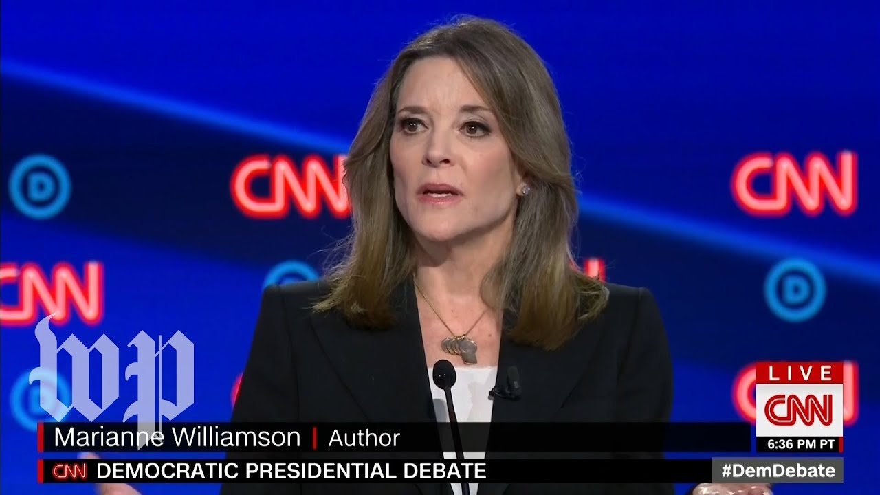 How Marianne Williamson talks about reparations beyond the debate stage