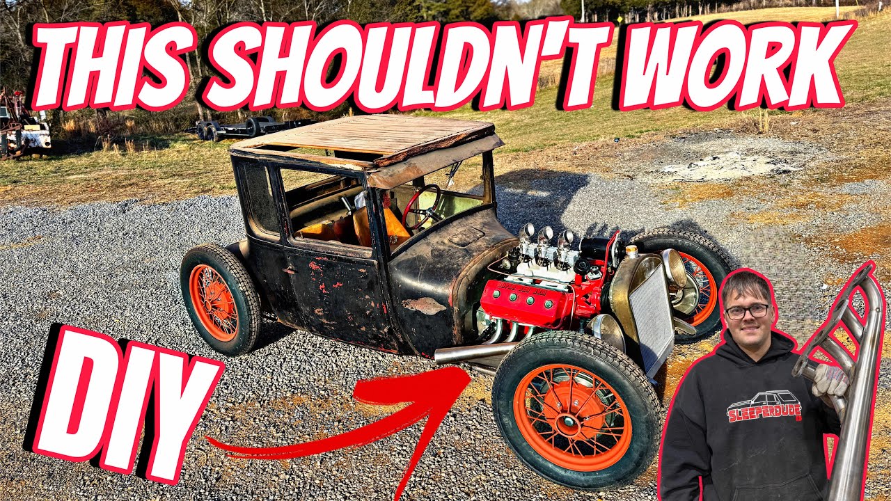 Hemi Swapping A 100 Year Old Car. DIY Headers!