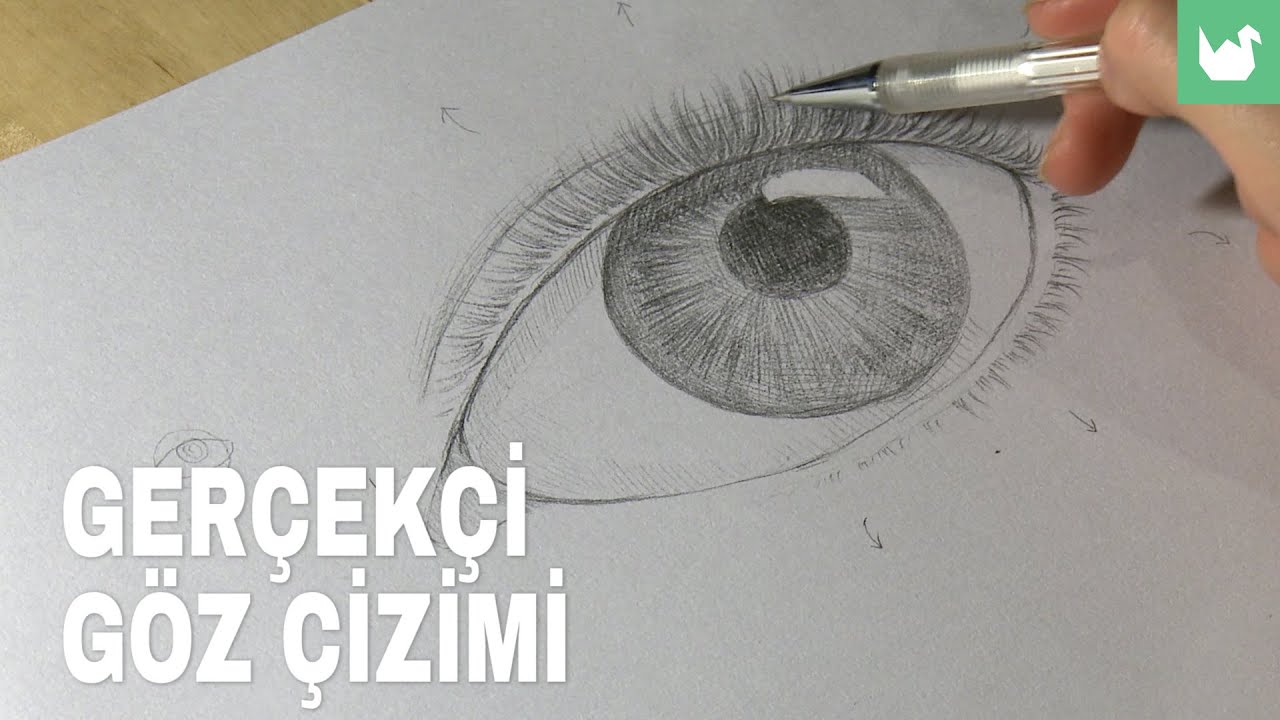 Kolayca çizmeyi öğrenin: Basit bir şekilde gerçekçi bir göz