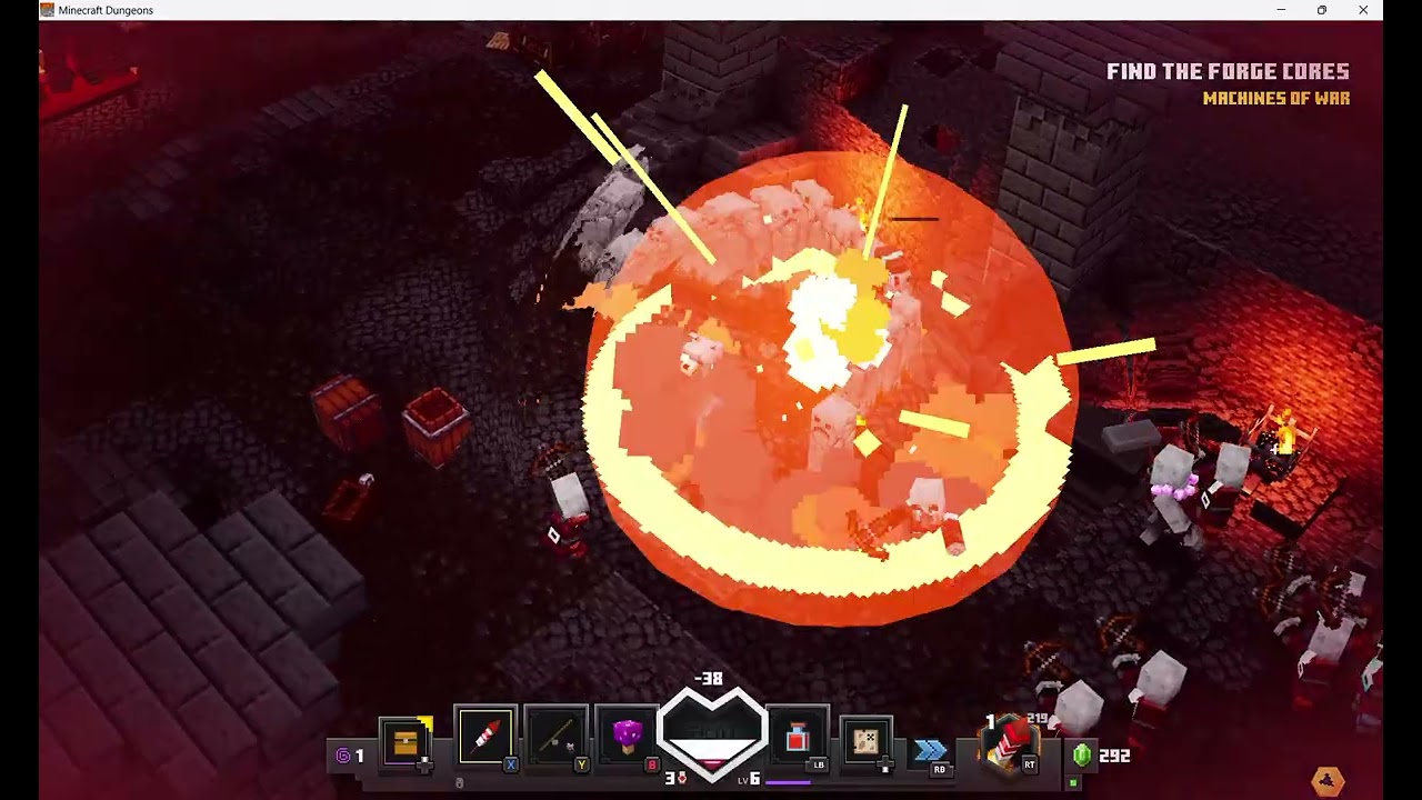 its minecraft dungeons time times 2