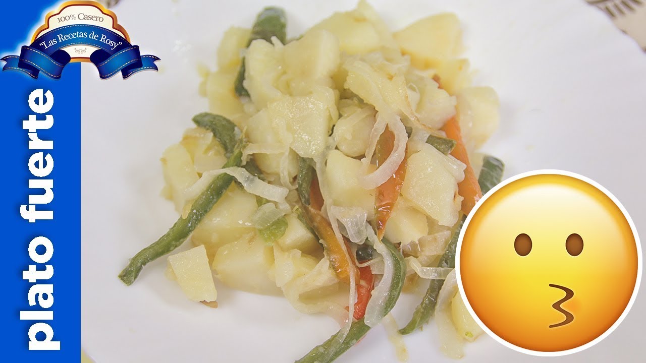 Papas con rajas 💜💜💜 Las Recetas de Rosy