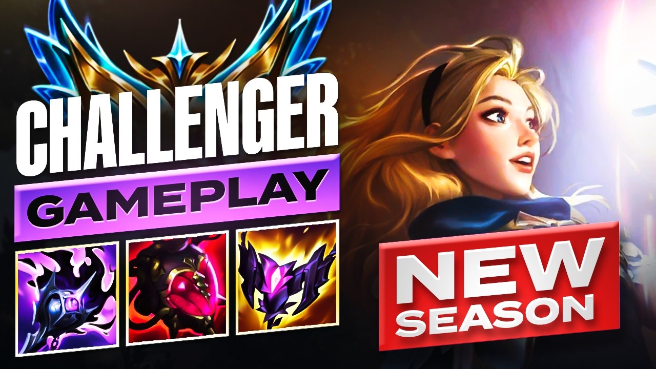 CARRYING CHALLENGER WITH LUX - Season 15 Split 1 SoloQue - Lux Builds & Runes