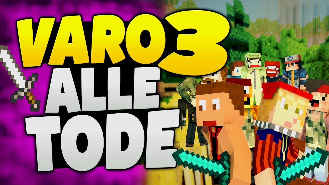 Varo 3 ALLE TODE + ALLE K&Auml;MPFE - Minecraft Deutsch [Zusammenfassung] Highlights