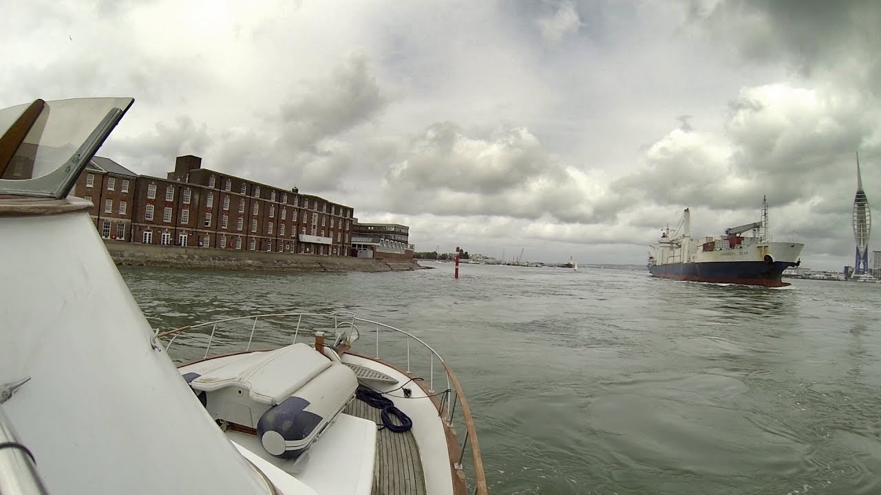 Coming into Portsmouth Harbour