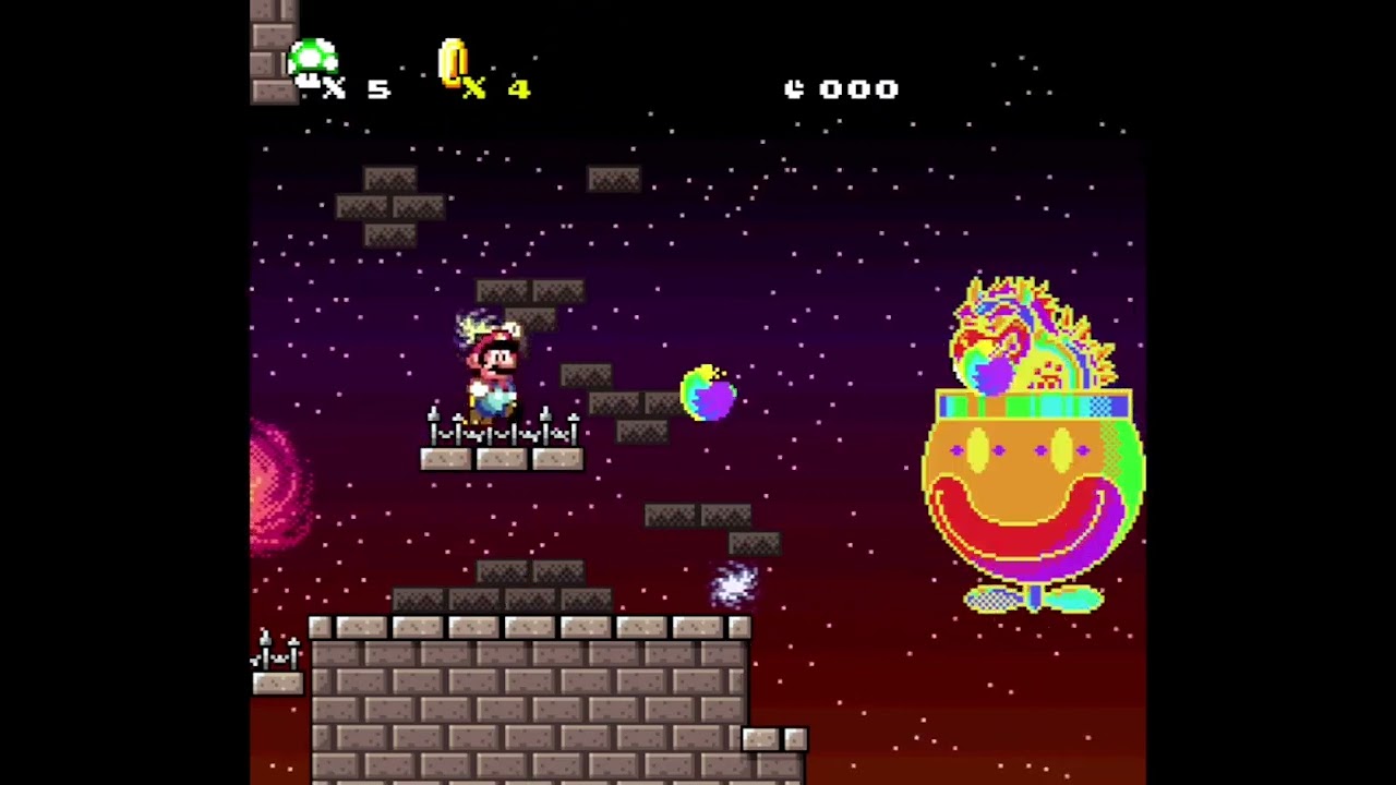 NSMW1 Powered-Up Final Boss