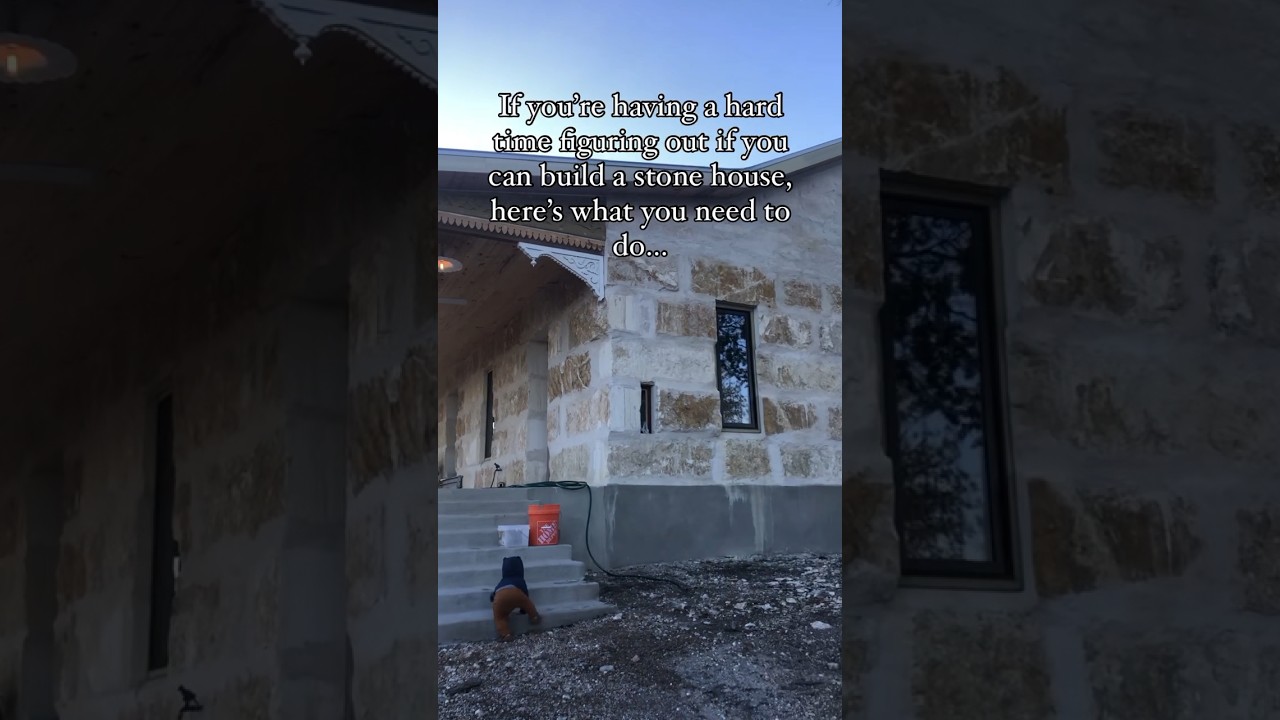 Do these things if you want to start your stone house build 🧱