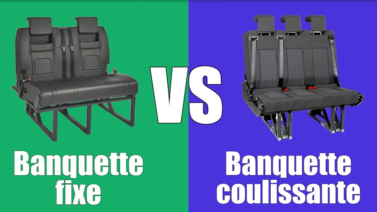 Le match : banquette fixe Vs banquette coulissante ! Scopema/Schnierle, quel choix pour votre van ?