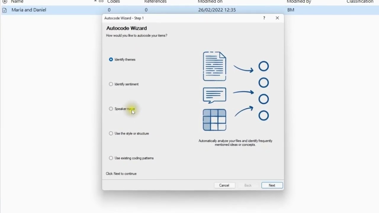 How to Set up your Project in NVivo 2020 (R1) - understanding cases and classifications