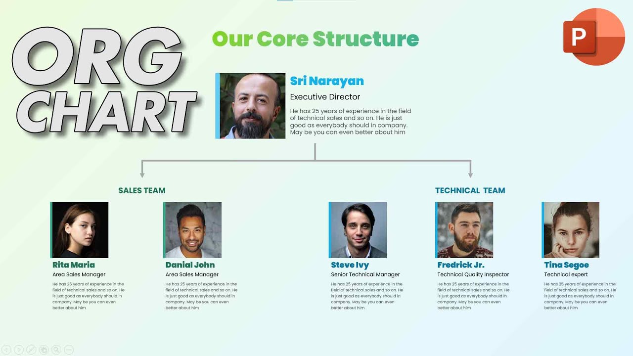 Organization chart Tutorial #orgchart #powerpoint