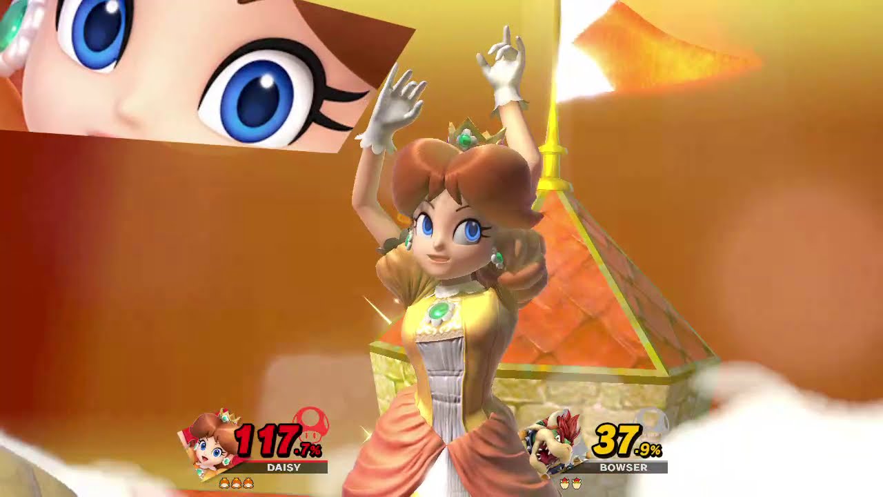 Super Smash Bros. Ultimate (Princess Daisy Vs. Bowser)