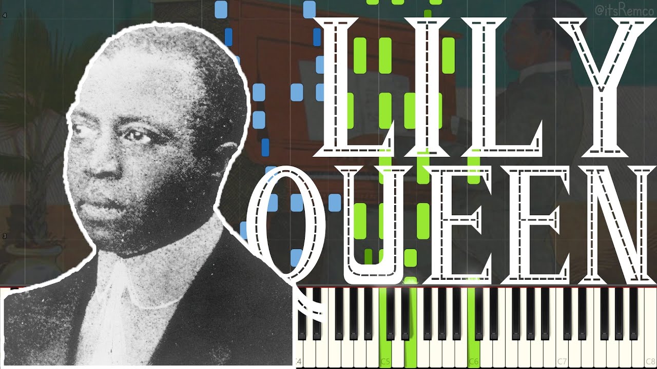 Scott Joplin & Arthur Marshall - Lily Queen 1907 (Ragtime Piano Synthesia)
