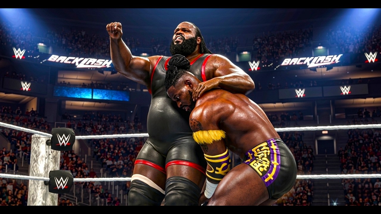 WWE 2K26 Oba Femi vs. Mark Henry