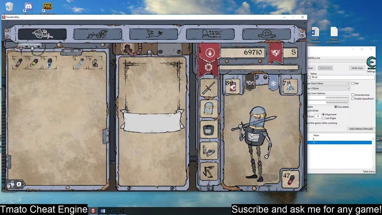 Feudal Alloy | Immortal, Max lvl, Infinite Money | Tmato Cheat Engine