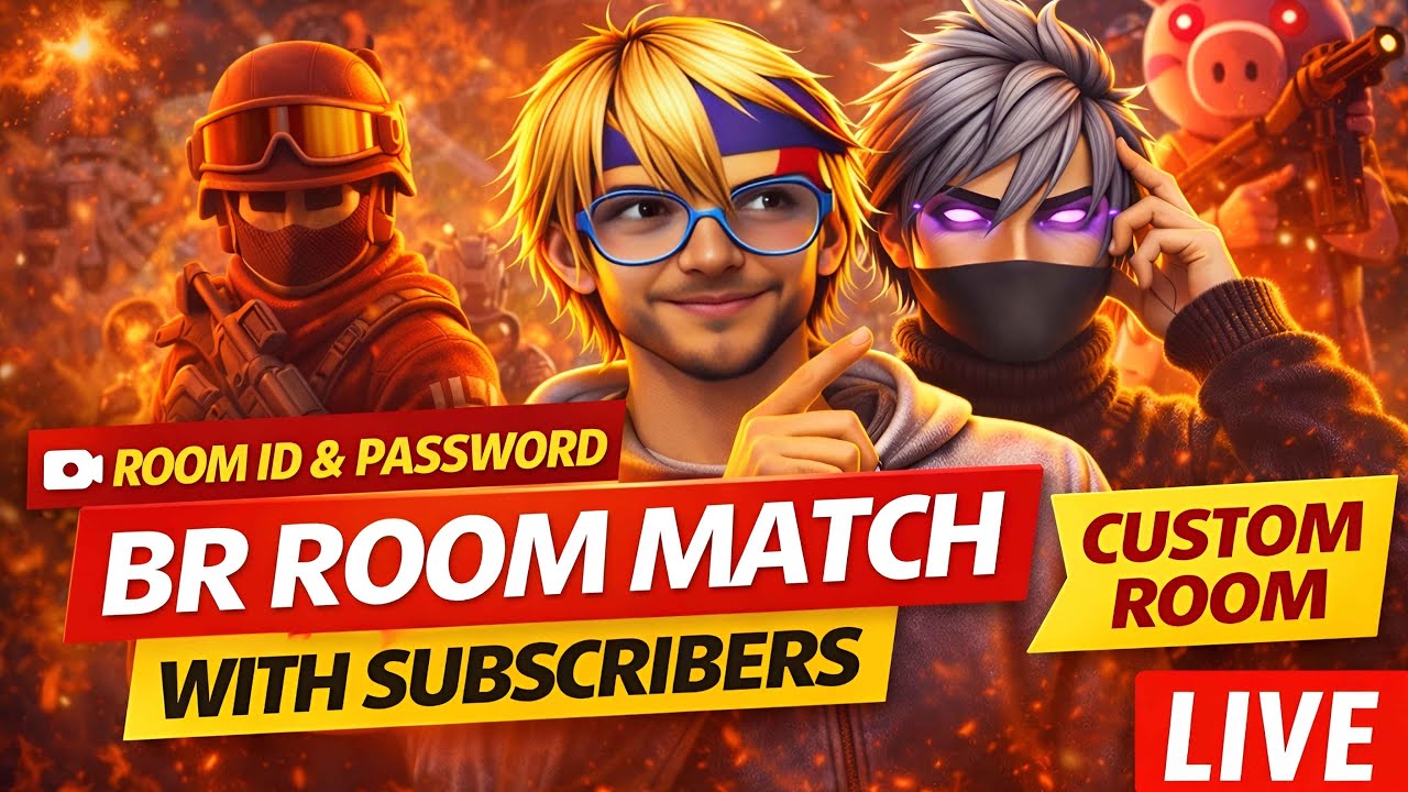 FREE FIRE BR ROOM MATCH 🔴 | Play With Subscribers | Custom Room Tamil Live | Cricketer AKR