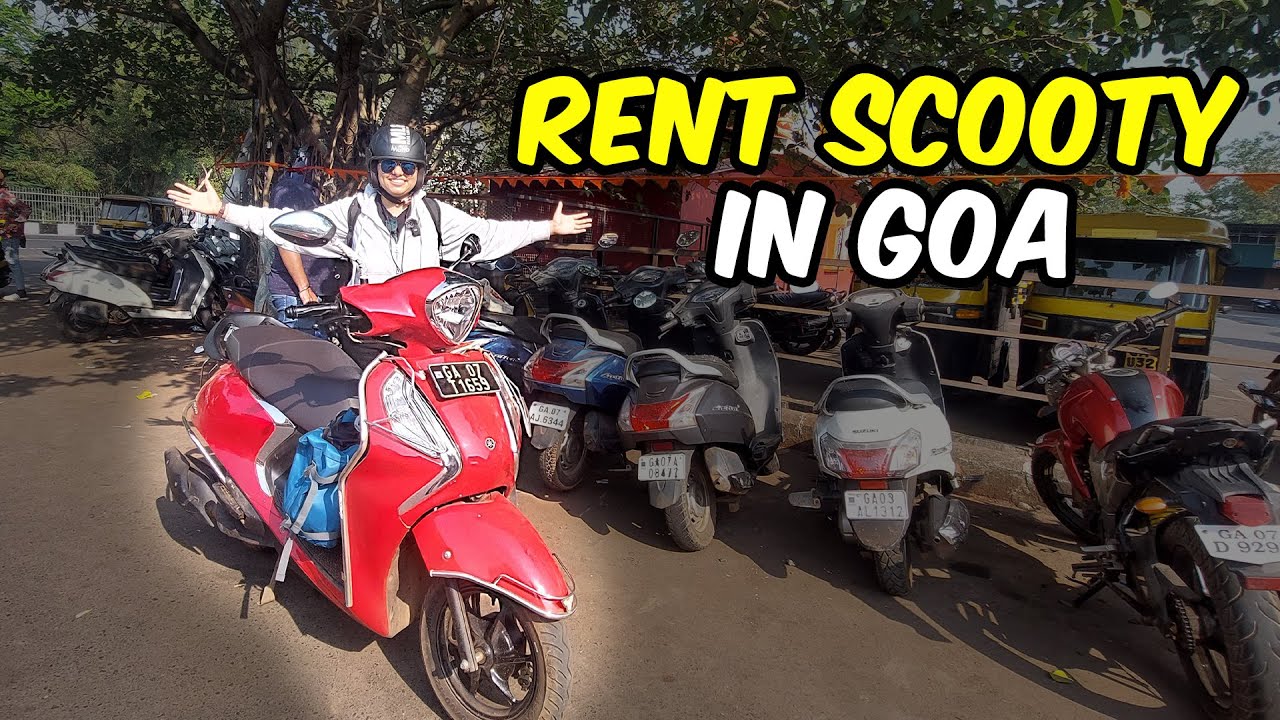 Ep. 2 | How To RENT BIKE/SCOOTY In GOA | Panjim to Morjim Vlog 🛵