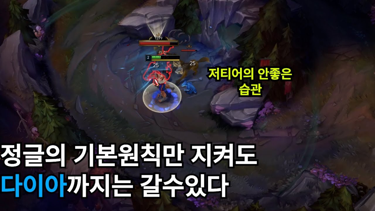 저티어 정글러들이 대부분 안 하는 정글의 기본 원칙