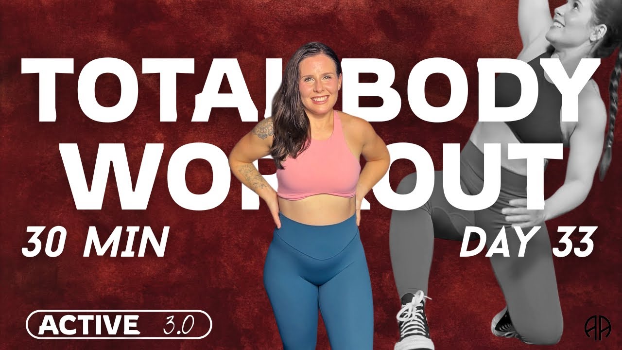 30 Min Total Body Workout at Home | Dumbbell Only -Giant Sets | Active 3.0 Day 33