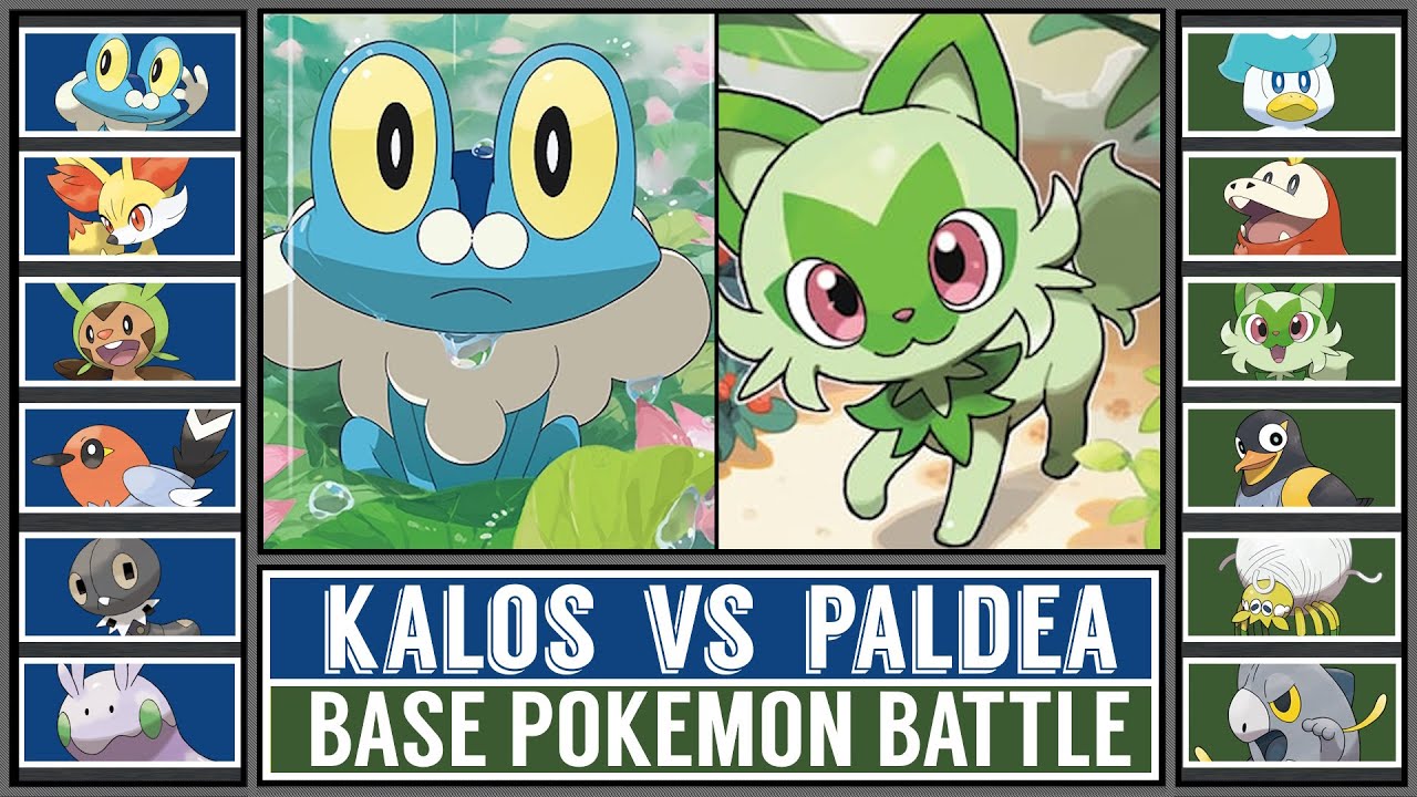 Base Pokémon Battle: KALOS vs PALDEA [Pokémon Scarlet & Violet]