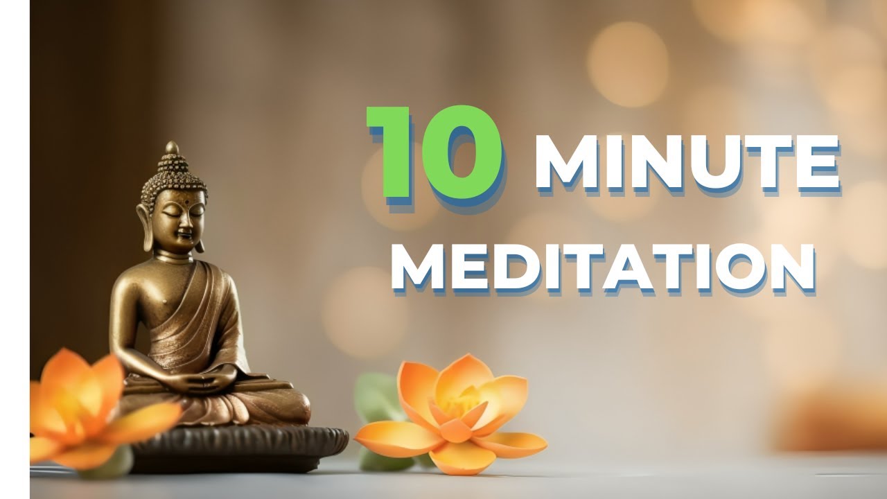 10 Minute Super Deep Meditation Music • Relax Mind Body, Inner peace, Healing Music