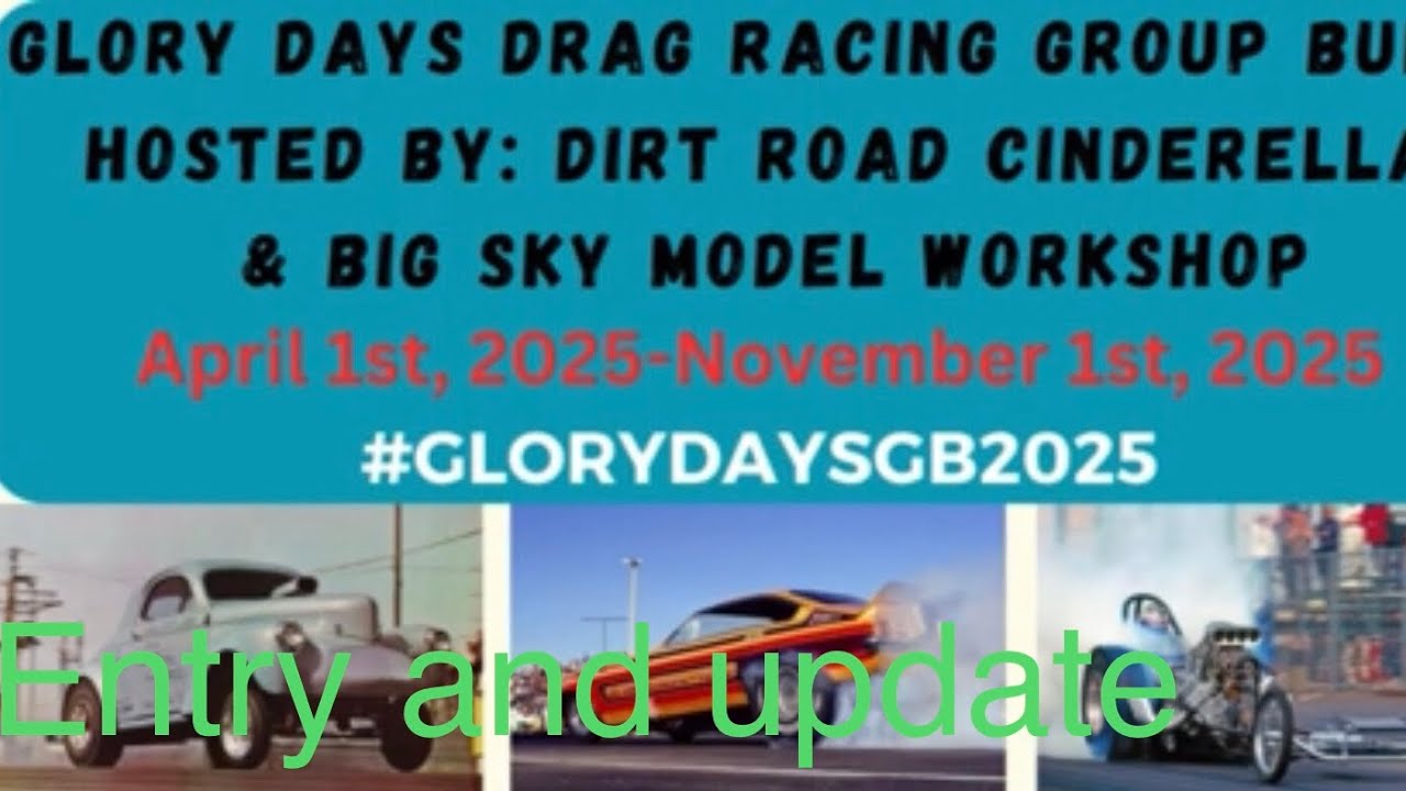 My entry and 1st update for the #GlorydaysGB25 hosted by Joe and Tiffany