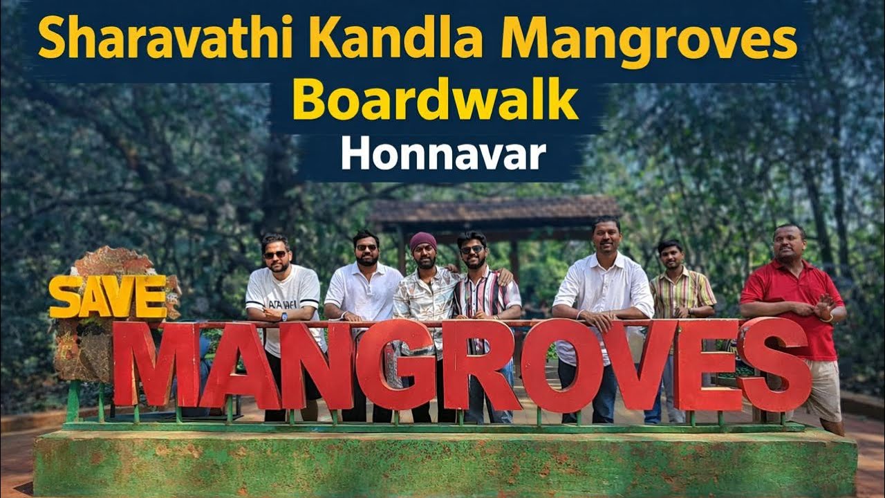 🌿Sharavathi Kandla Mangroves Boardwalk | Honnavar | Karnataka #mangroves #honnavar