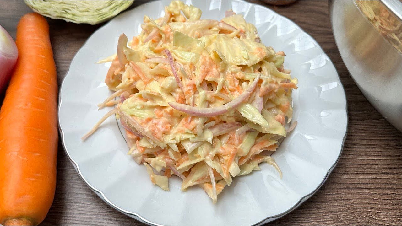 💥🥬🥕 “La más fácil y rápida ENSALADA DE REPOLLO Y ZANAHORIA”
