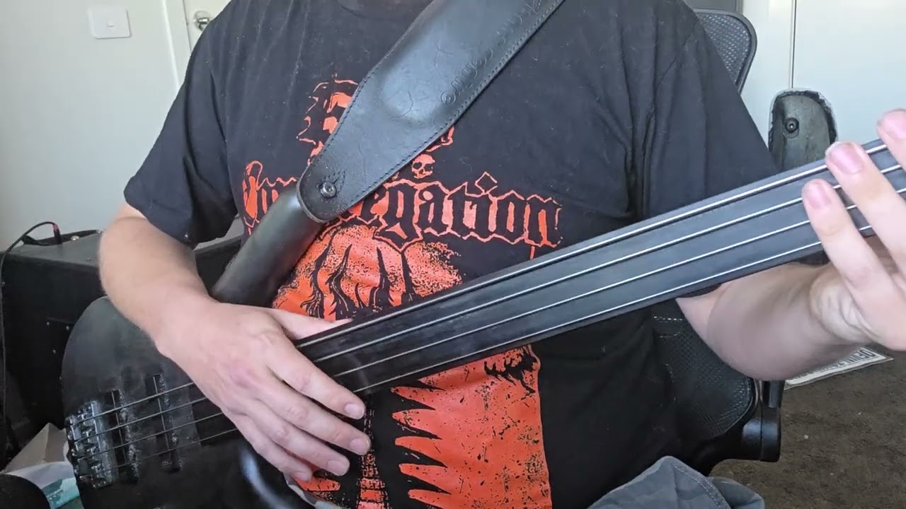 #132: Opeth - The Moor (Fretless Bass Cover, E Std)