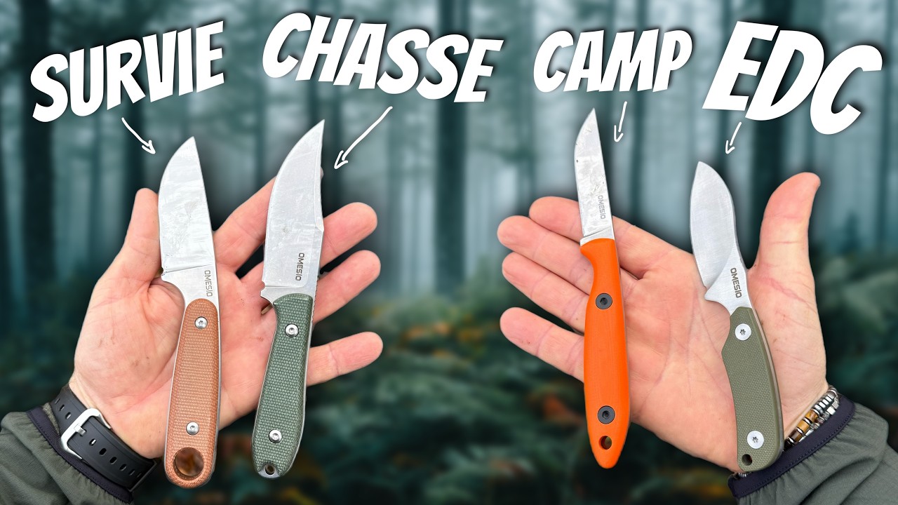 4 Petits Couteaux Fixes Vraiment Pas Chers !