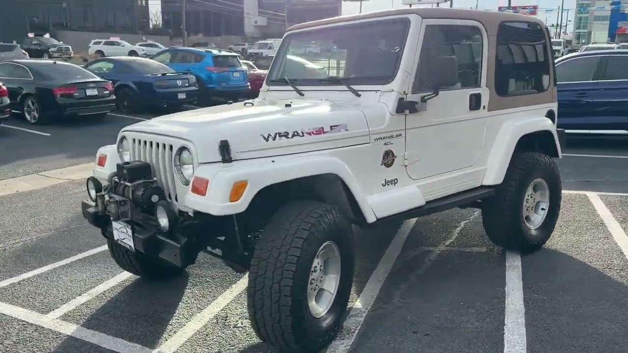2001 Jeep Wrangler Sahara 4.0L INLINE 6 CYL! WINCH! Denver, Highlands Ranch, Littleton, Parker,...