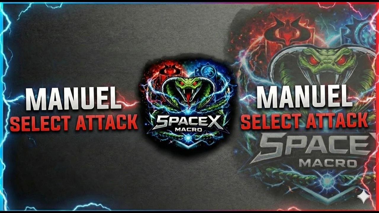 SpacexV2. B&uuml;t&uuml;n Joblar i&ccedil;in Manuel Select Atatck  #spacexmacro #deathko #myko #deathkomyko