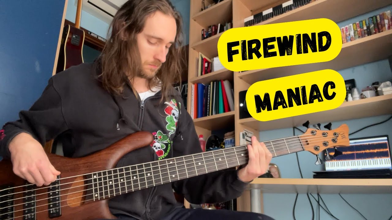 Firewind - Maniac [Bass Cover]