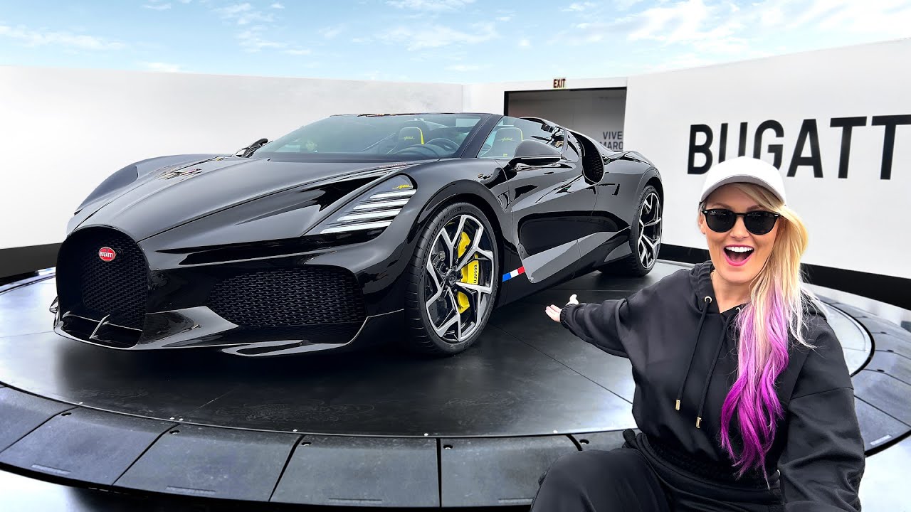 New $5M Bugatti Mistral Roadster!