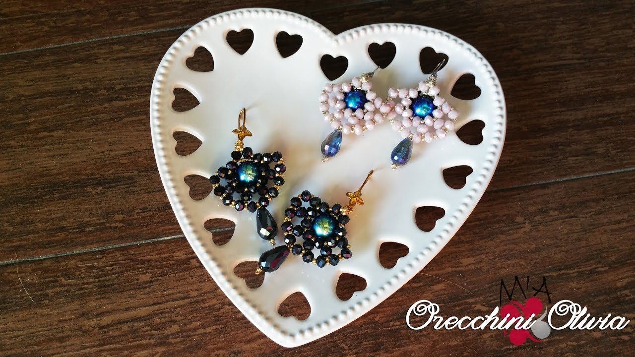 Tutorial Orecchini Olivia - Dome, cipollotti e rocaille