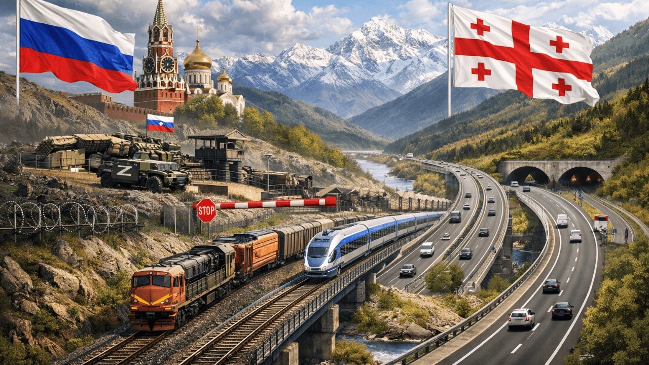 რეალური საფრთხე: რუსეთს სურს 2 რკინიგზის და 4 გზის მშენებლობა საქართველოს გავლით