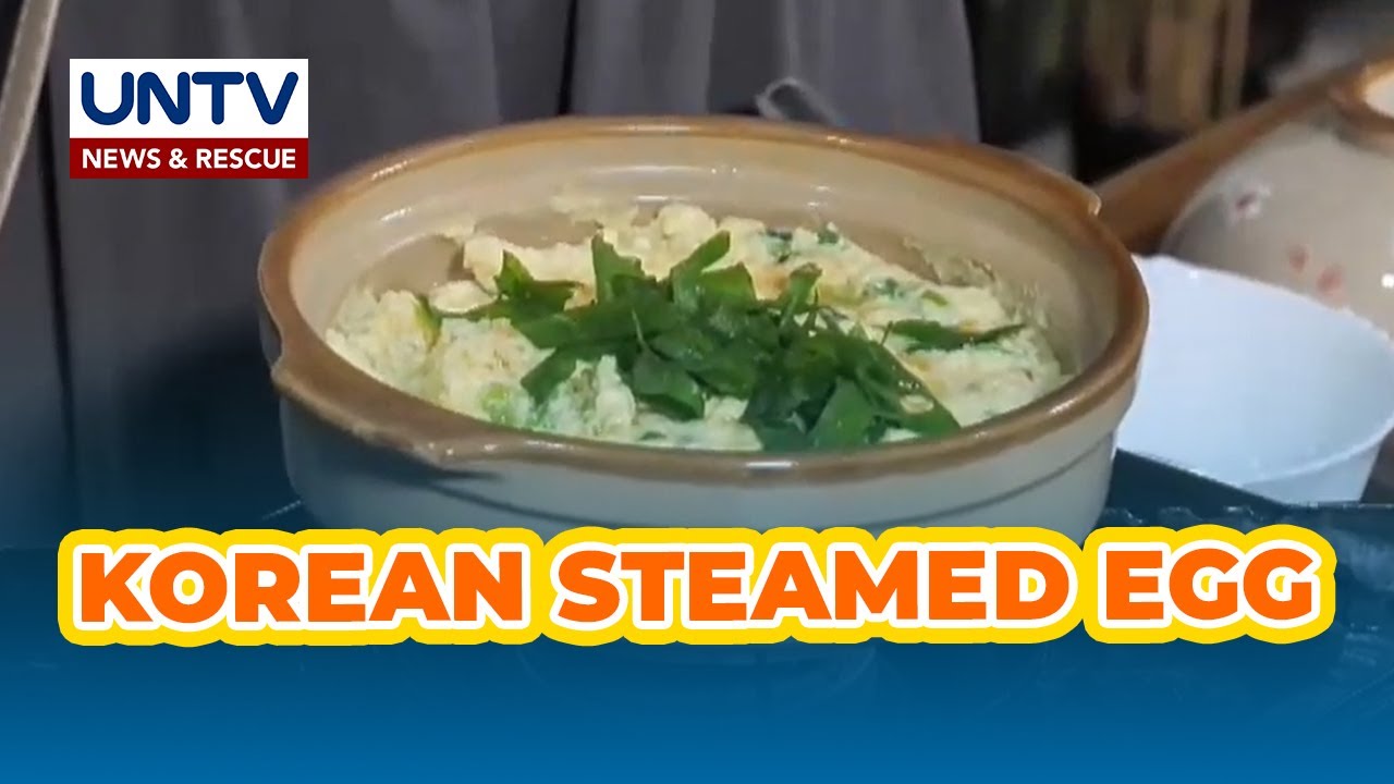 Gyeran-jjim or Korean steamed egg | Good Morning Kuya