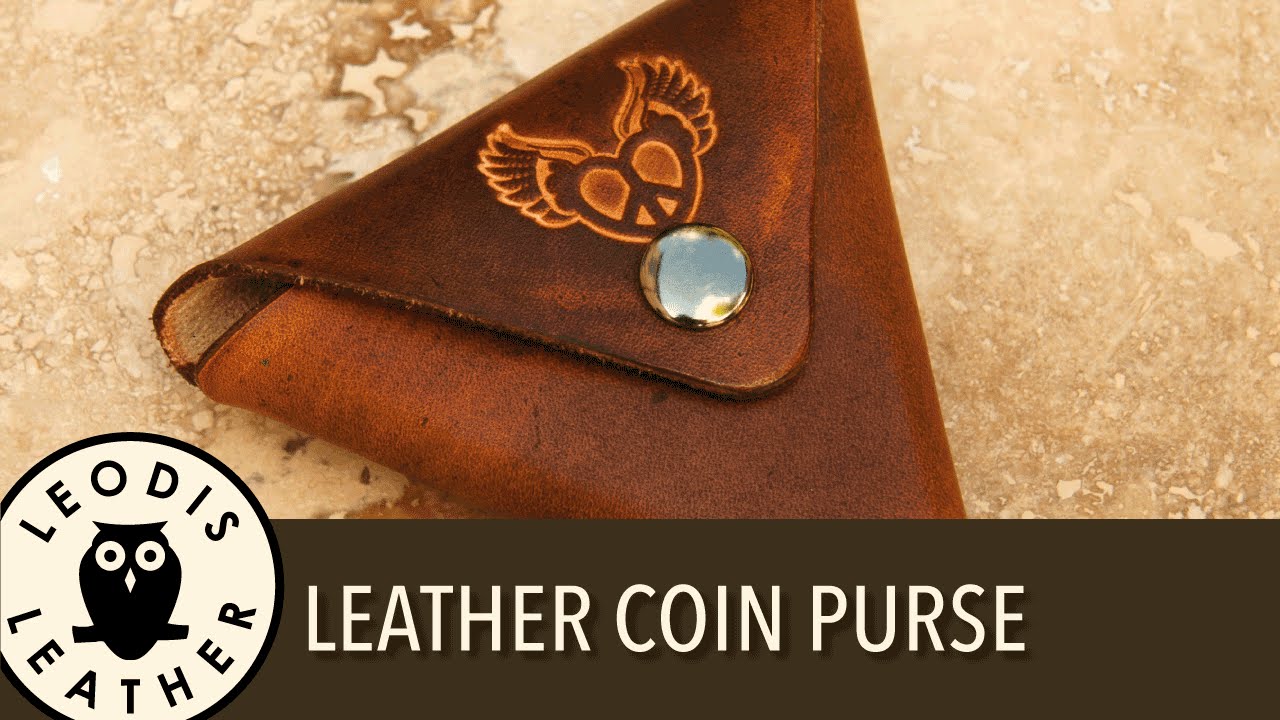 Making a Leather Stitch Free Coin Purse