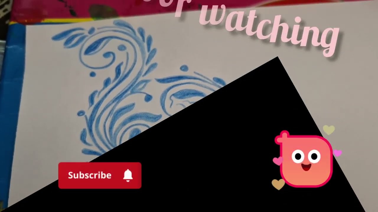 Daily art vlog 💗💗 / Blue design art video 💙💙 / Unique design ideas 💞💞