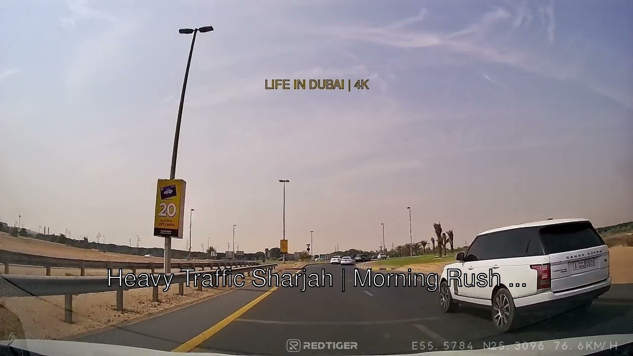 Al Dhaid Morning Drive: Experiencing Desert Sunrise & City Rush | 4K Video | Sharjah Al Dhaid Road