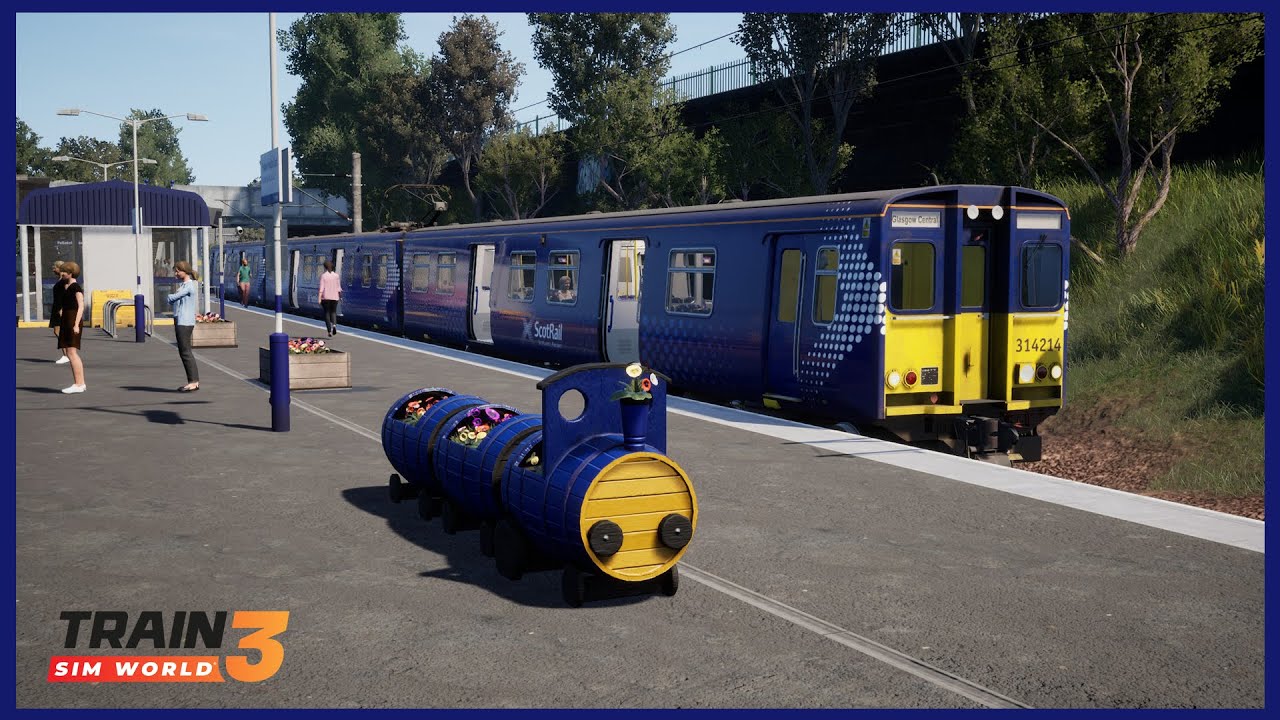 Class 314 cab ride (2O34 - Cathcart Circle clockwise) ~ Train Sim World 3